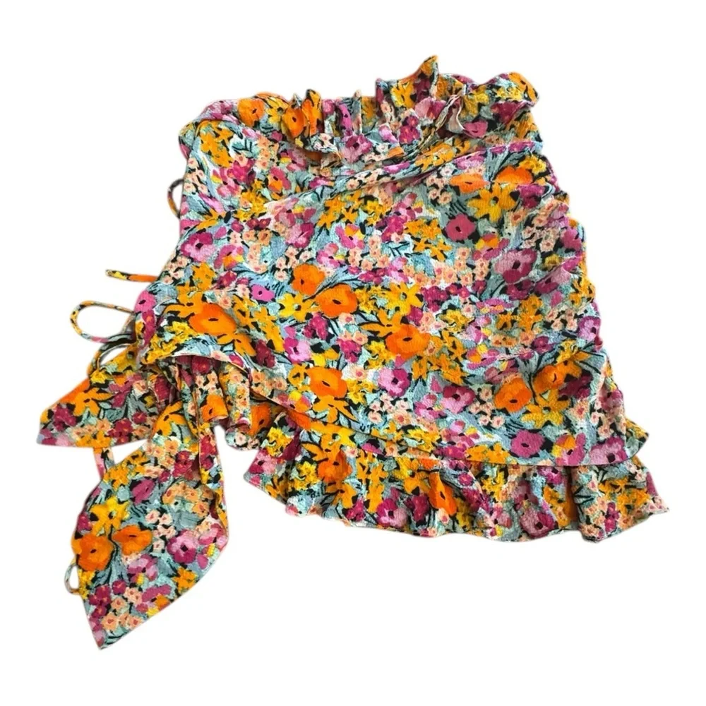 For Love & Lemons Kira Skirt In Multi NWOT - Picture 5 of 7